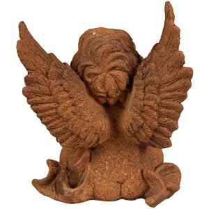 Clayre & Eef 6PR4072 Ángel Decoración 9x8x11 cm Marrón