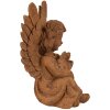 Clayre & Eef 6PR4074 Ángel Decoración 11x9x15 cm Marrón