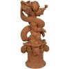 Clayre & Eef 6PR4075 Ángel Decoración 13x13x30 cm Marrón