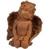 Clayre & Eef 6PR4076 Ángel Decoración 9x7x11 cm Marrón