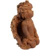 Clayre & Eef 6PR4076 Ángel Decoración 9x7x11 cm Marrón