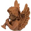 Clayre & Eef 6PR4077 Ángel Decoración 11x11x12 cm Marrón