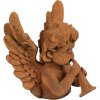 Clayre & Eef 6PR4077 Ángel Decoración 11x11x12 cm Marrón