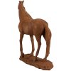 Clayre & Eef 6PR4078 Decoración Caballo 21x7x21 cm Marrón