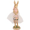 Clayre & Eef 6PR4096 Conejo Decorativo Marrón 7x6x21 cm