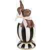 Clayre & Eef 6PR4100 Conejo decorativo en un huevo marrón blanco Ø 8x19 cm