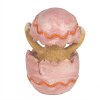 Clayre & Eef 6PR4107 Decoración Conejo en un huevo 6x6x8 cm Rosa