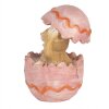 Clayre & Eef 6PR4107 Decoración Conejo en un huevo 6x6x8 cm Rosa