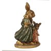 Clayre & Eef 6PR4113 Conejo decorativo 13x10x19 cm Color oro
