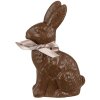 Clayre & Eef 6PR4120 Conejo decorativo 7x4x10 cm Marrón Rosa - Decoración de Pascua