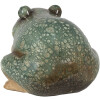 Clayre & Eef 6PR4124 Rana decorativa verde 13x12x9 cm