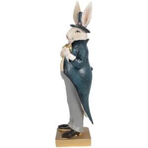 Clayre & Eef 6PR4129 Conejo Decorativo Beige Azul...