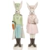 Clayre & Eef 6PR4130 Conejo Decorativo Beige Rosa 7x6x23 cm