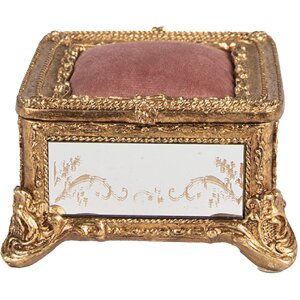 Clayre & Eef 6PR4132 Caja para joyas color oro...