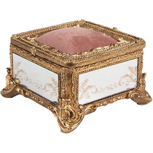 Clayre & Eef 6PR4132 Caja para joyas color oro...