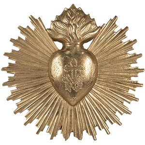 Clayre & Eef 6PR4133 Decoración mural 17x2x16...