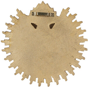 Clayre & Eef 6PR4133 Decoración mural 17x2x16 cm Color oro