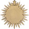 Clayre & Eef 6PR4134 Decoración mural Ø 25x2 cm Color oro