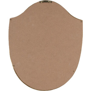 Clayre & Eef 6PR4135 Decoración mural 25x3x30 cm Color dorado