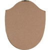 Clayre & Eef 6PR4135 Decoración mural 25x3x30 cm Color dorado