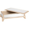 Clayre & Eef 6PR4136 Joyero Beige 21x11x7 cm Diseño Elegante