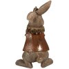 Clayre & Eef 6PR4143 Conejo decorativo 10x8x13 cm Marrón