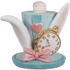 Clayre & Eef 6PR4153 Sombrero Decorativo Azul 13x11x12 cm