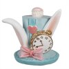 Clayre & Eef 6PR4154 Sombrero Decorativo Azul 9x8x9 cm