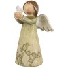 Clayre & Eef 6PR4981 Decoración Ángel Verde 7x6x12 cm