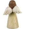 Clayre & Eef 6PR4981 Decoración Ángel Verde 7x6x12 cm