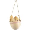 Clayre & Eef 6PR4983 Percha decoración pollito 5x5x7 cm Amarillo