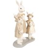 Clayre & Eef 6PR4994 Decoración Conejo Blanco Marrón 16x8x21 cm