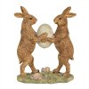 Clayre & Eef 6PR5008 Conejo Decorativo Marrón 11x5x13 cm