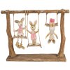 Clayre & Eef 6PR5010 Conejo Decorativo 26x6x20 cm Marrón Beige