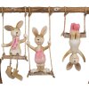Clayre & Eef 6PR5010 Conejo Decorativo 26x6x20 cm Marrón Beige