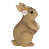 Clayre & Eef 6PR5012 Conejo Decorativo Marrón 9x7x14 cm