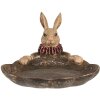 Clayre & Eef 6PR5013 Cuenco Conejo 21x21x15 cm Marrón