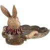 Clayre & Eef 6PR5013 Cuenco Conejo 21x21x15 cm Marrón