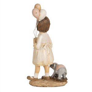 Clayre & Eef 6PR5031 Figura Decorativa Niño Beige 9x6x18 cm