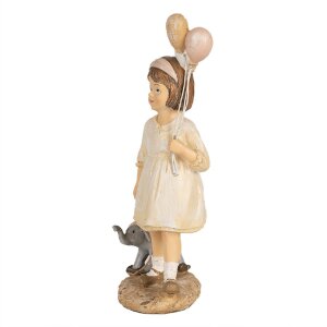 Clayre & Eef 6PR5031 Figura Decorativa Niño Beige 9x6x18 cm