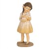 Clayre & Eef 6PR5033 Figurita Decorativa Niño Beige 6x5x15 cm