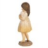 Clayre & Eef 6PR5033 Figurita Decorativa Niño Beige 6x5x15 cm