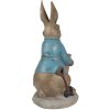 Clayre & Eef 6PR5038 Conejo Decorativo Marrón Azul 26x21x46 cm