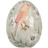 Clayre & Eef 6PR5043 Huevo decorativo verde Ø 10x13 cm - Decoración de Pascua