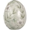 Clayre & Eef 6PR5043 Huevo decorativo verde Ø 10x13 cm - Decoración de Pascua