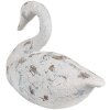 Clayre & Eef 6PR5055 Decoración Cisne 32x14x22cm Blanco Marrón