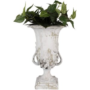 Clayre & Eef 6PR5057 Decoración Maceta Beige 30x44 cm