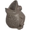 Clayre & Eef 6PR5059 Florero Decoración Rana 19x18x23cm Gris