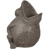 Clayre & Eef 6PR5059 Florero Decoración Rana 19x18x23cm Gris
