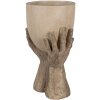 Clayre & Eef 6PR5061 Decoración Macetero 22x19x37 cm Beige